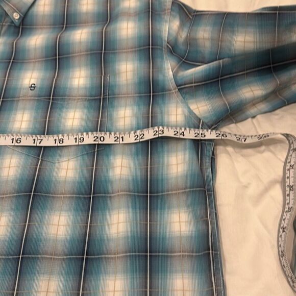 Stetson Cotton Shirt - XL - blue & white - Picture 6 of 10